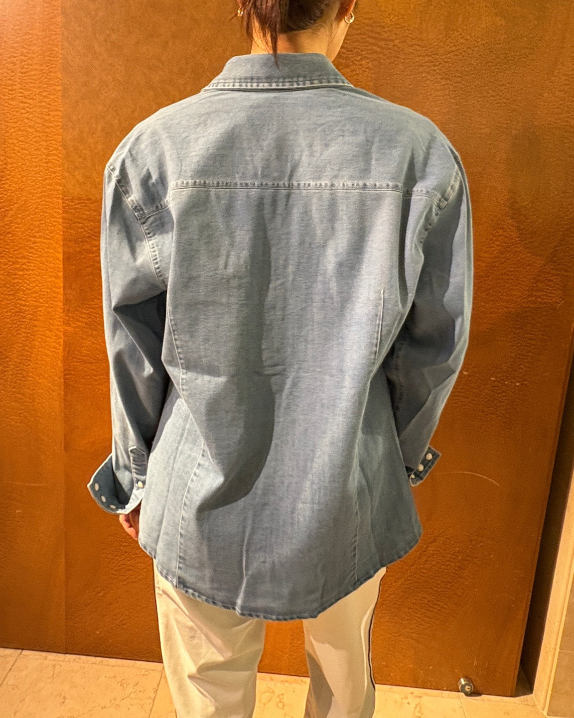 CKJS刺繍デニムSH UNISEX