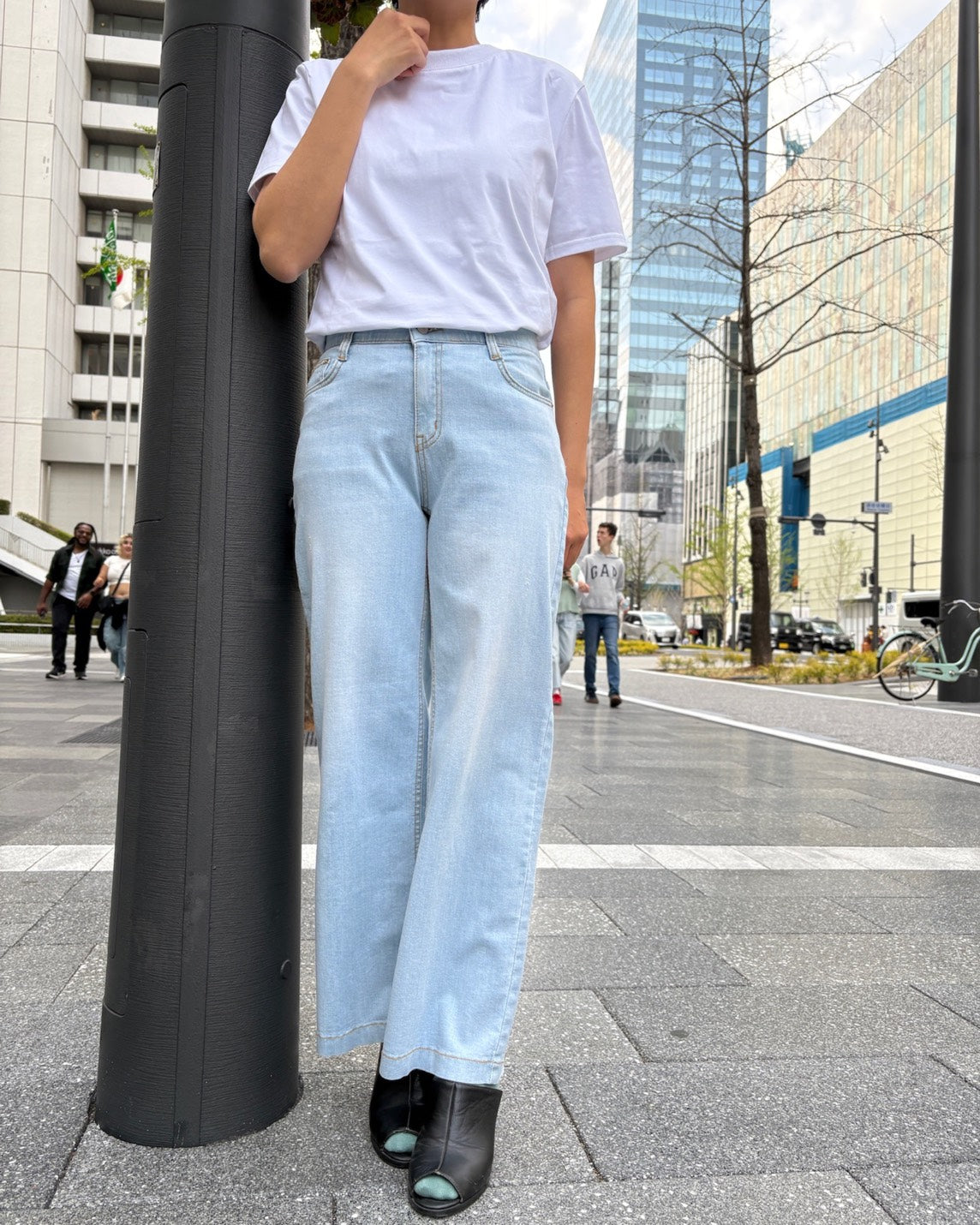 デニムクロス刺繡T UNISEX