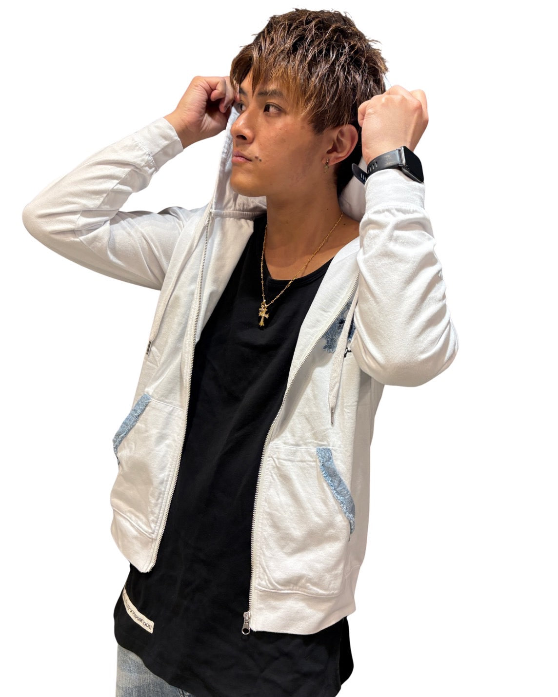 ダガーZIPパーカー UNISEX