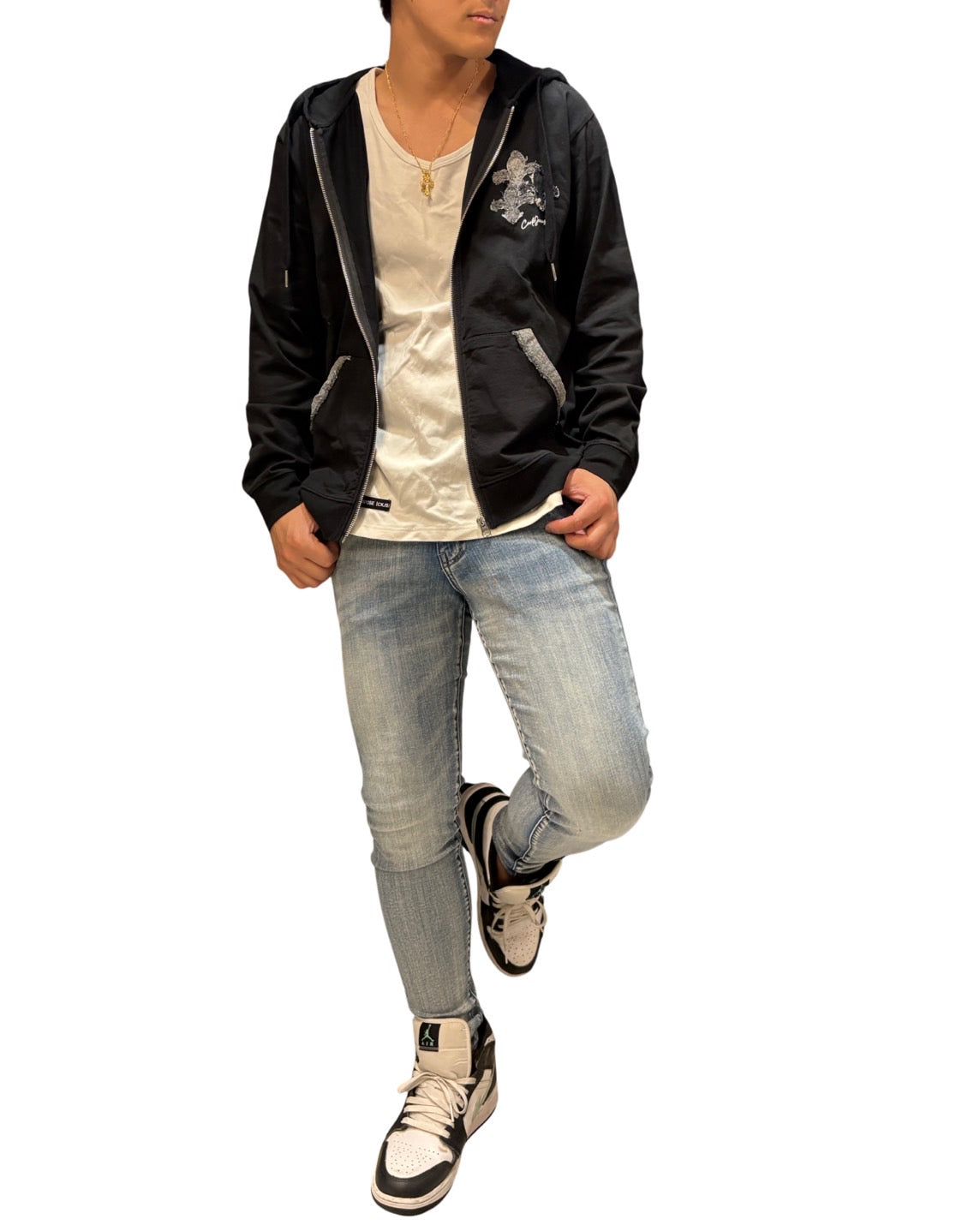 ダガーZIPパーカー UNISEX
