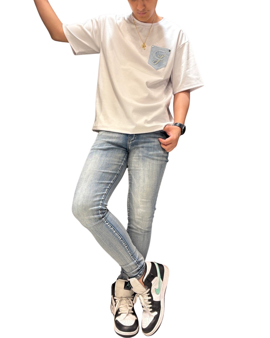CJデニムポケットT MEN