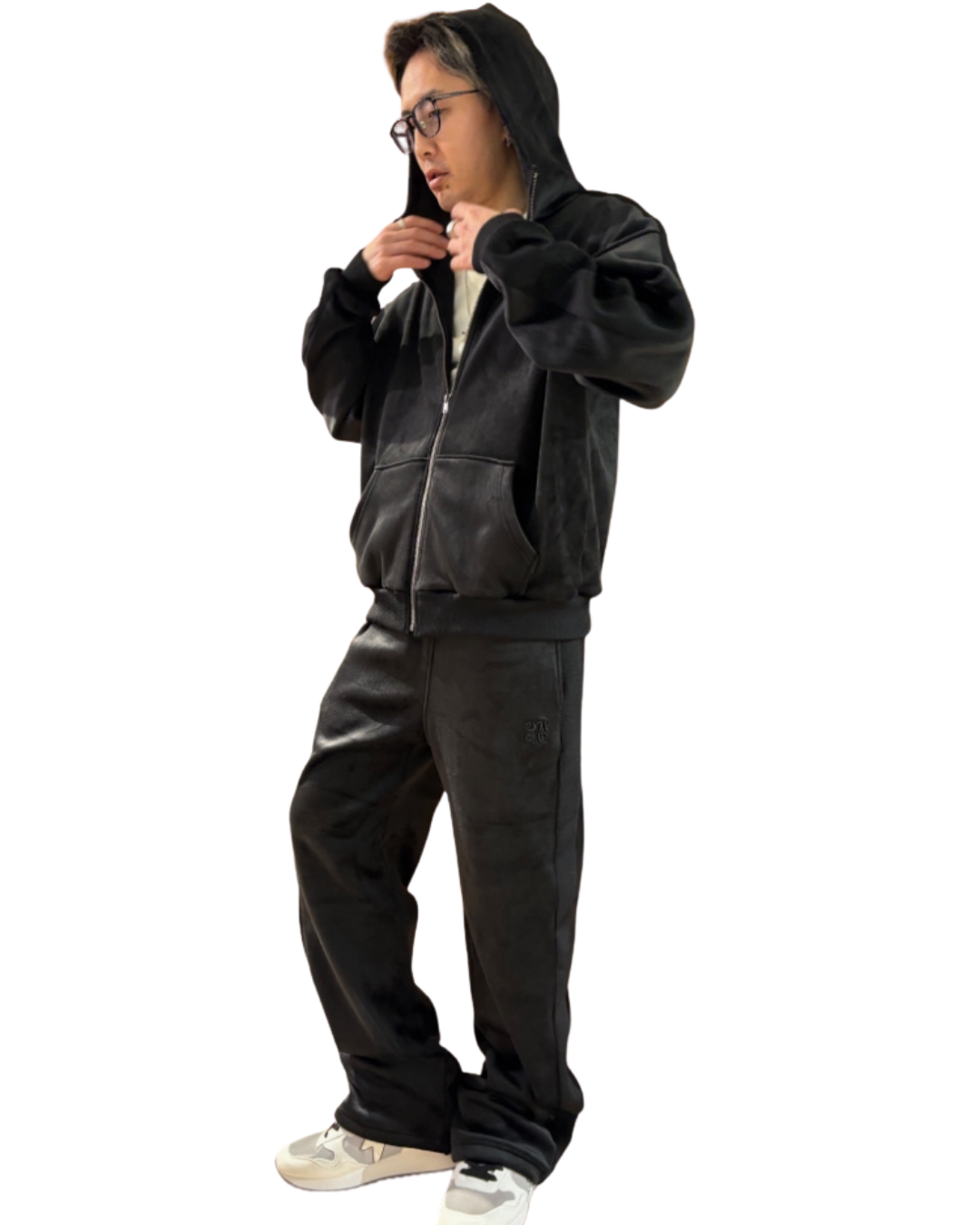 両面マイクロスウェードジップジャケット UNISEX