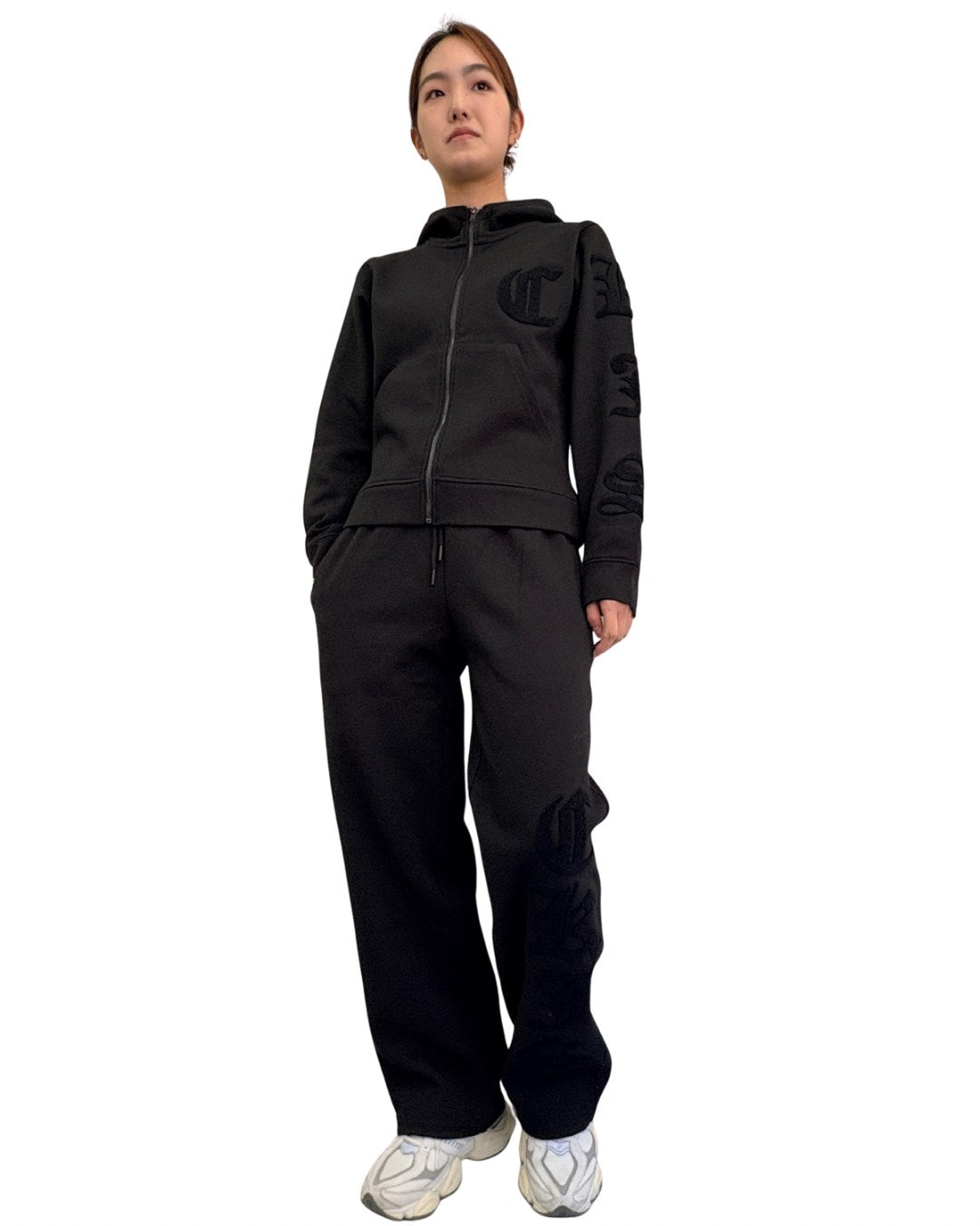 パイルワッペンZIPフードジャケット WOMEN