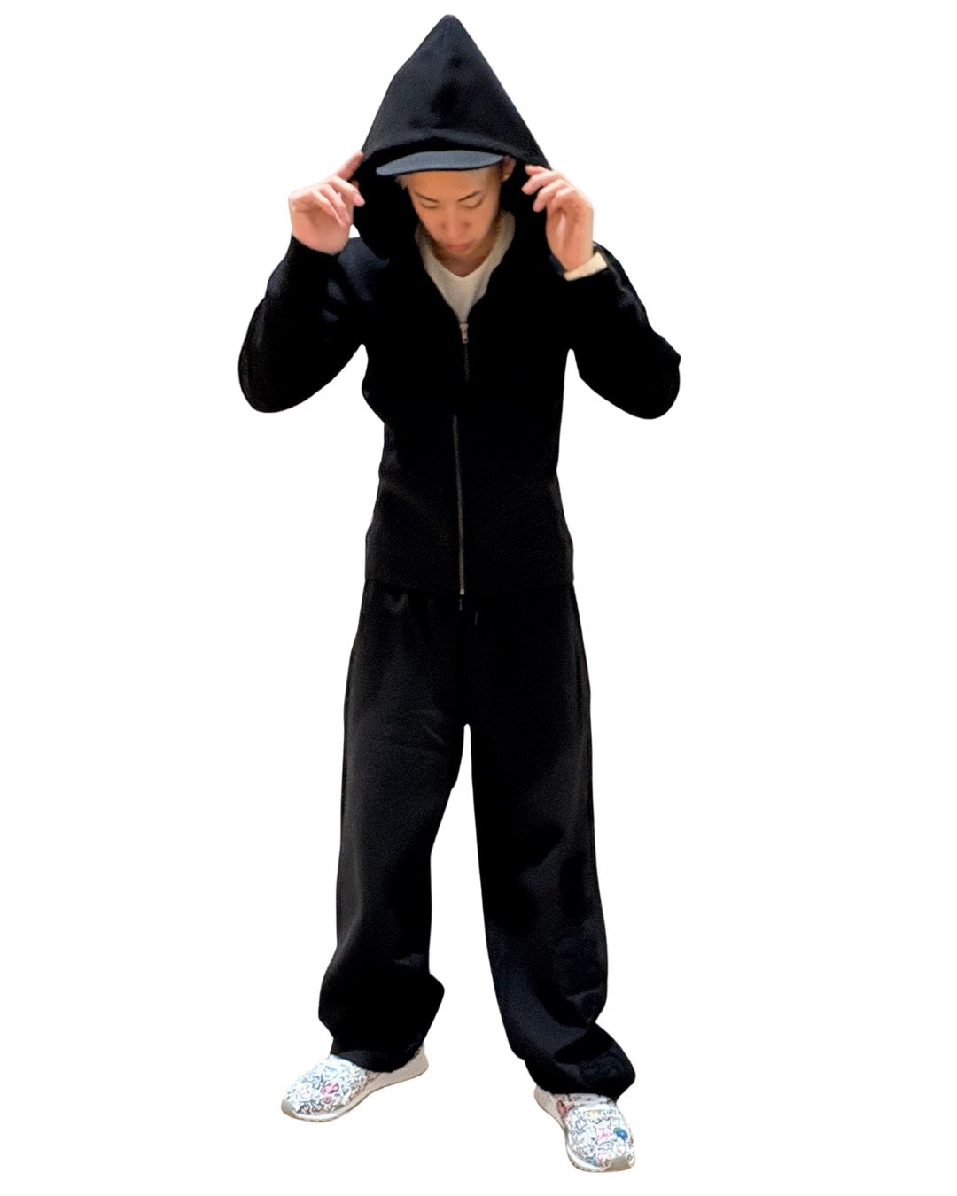 パイルワッペンZIPフードジャケット MEN