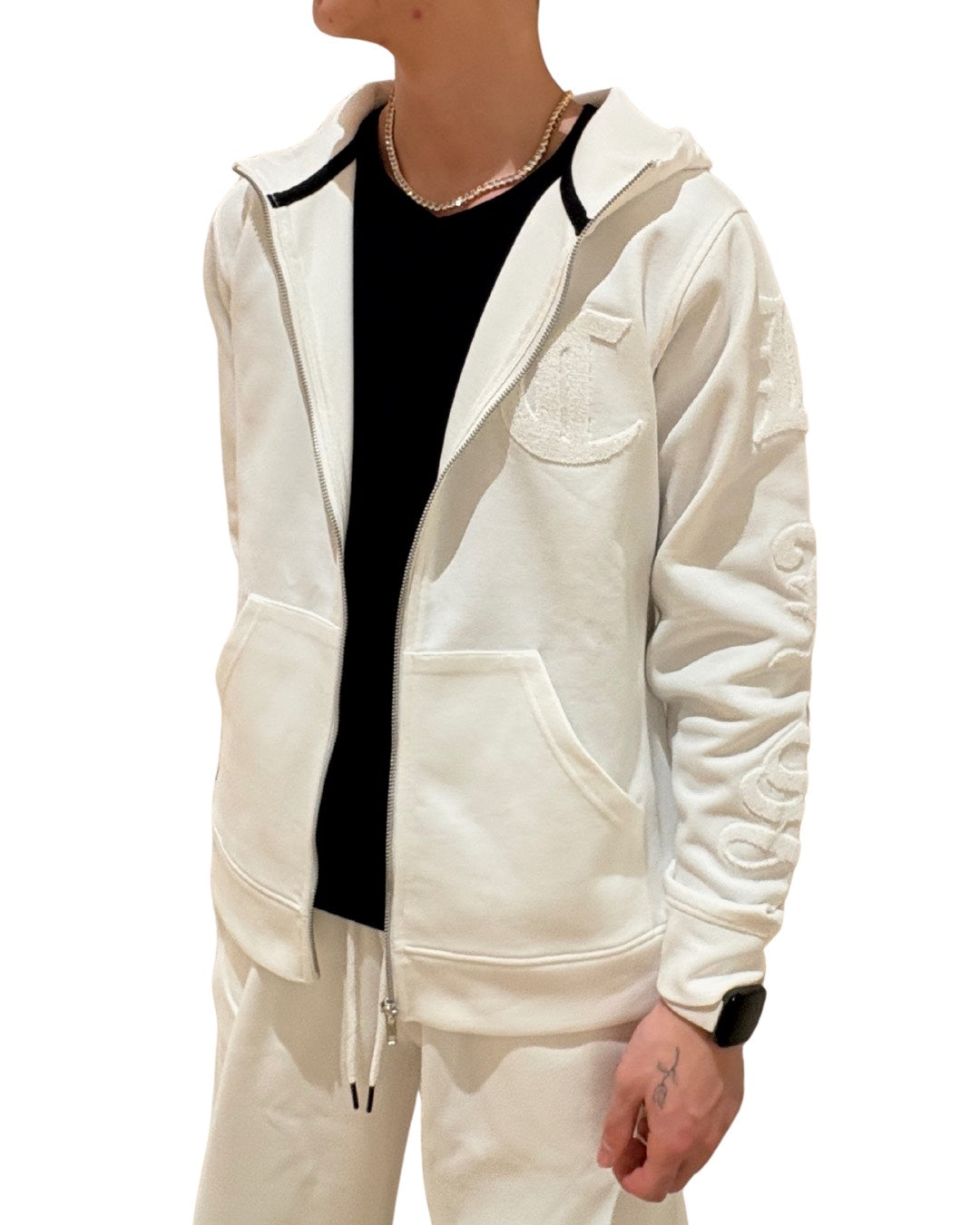 パイルワッペンZIPフードジャケット MEN