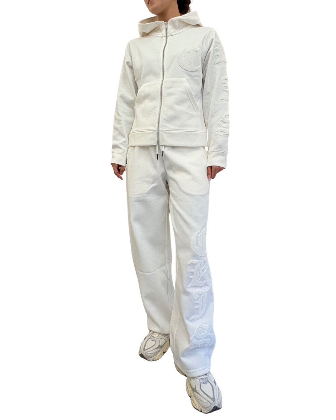 パイルワッペンZIPフードジャケット WOMEN