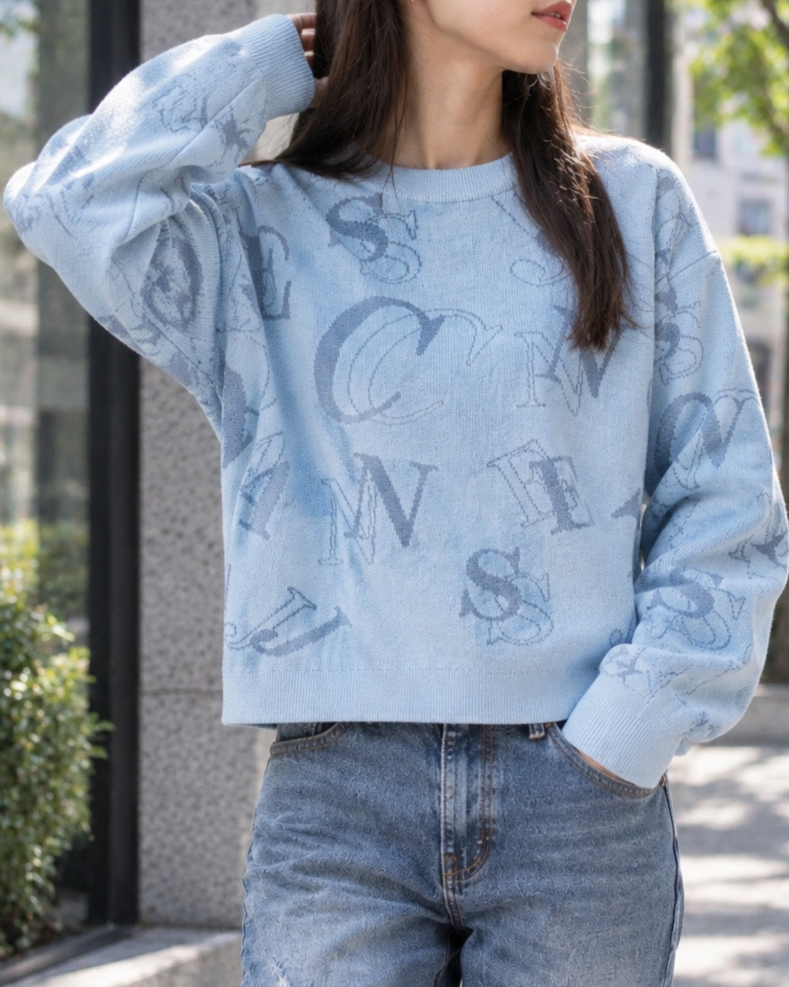 WOMEN 165cm ブルー/サイズF着用