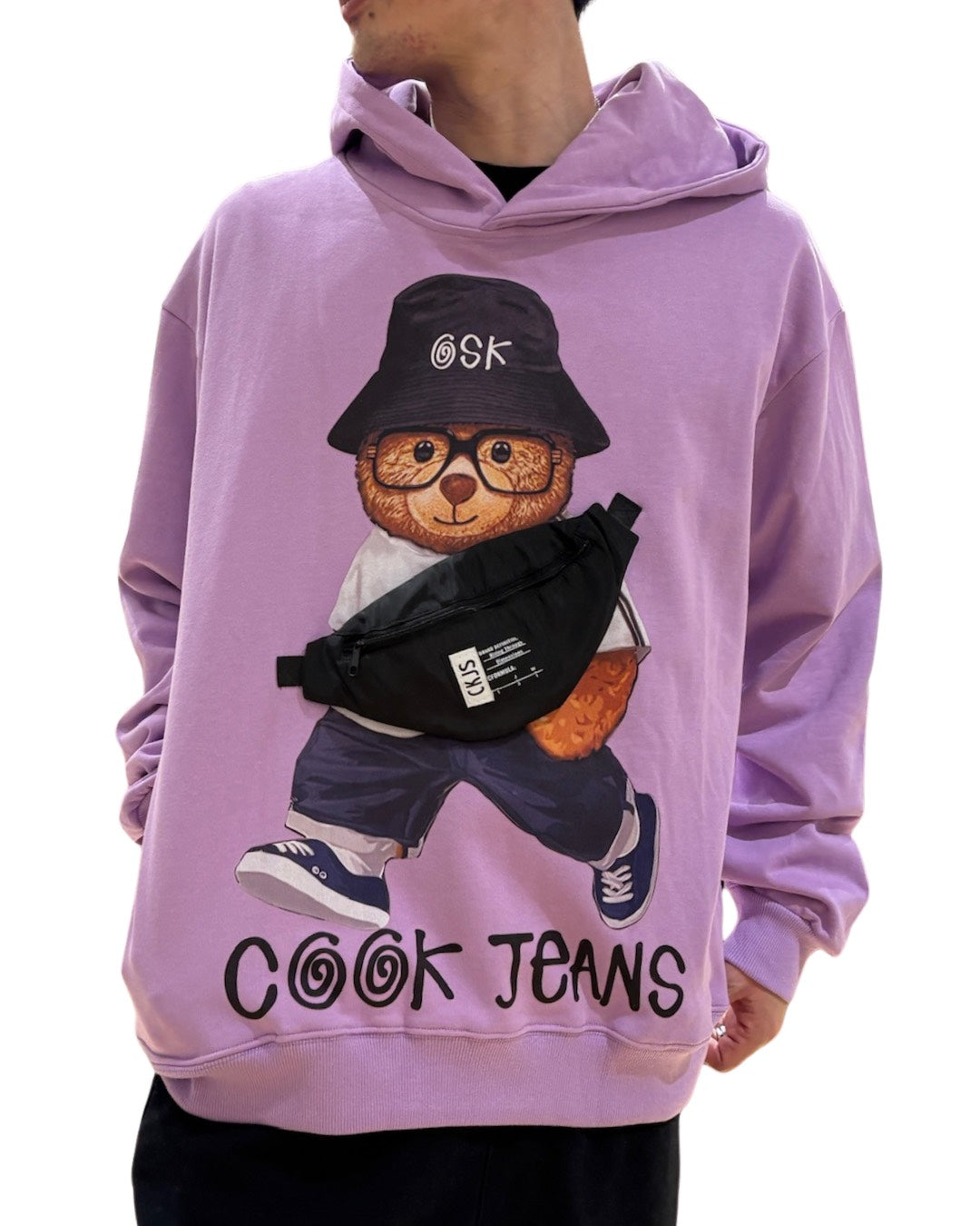 MEN 170cm パープル/サイズF着用