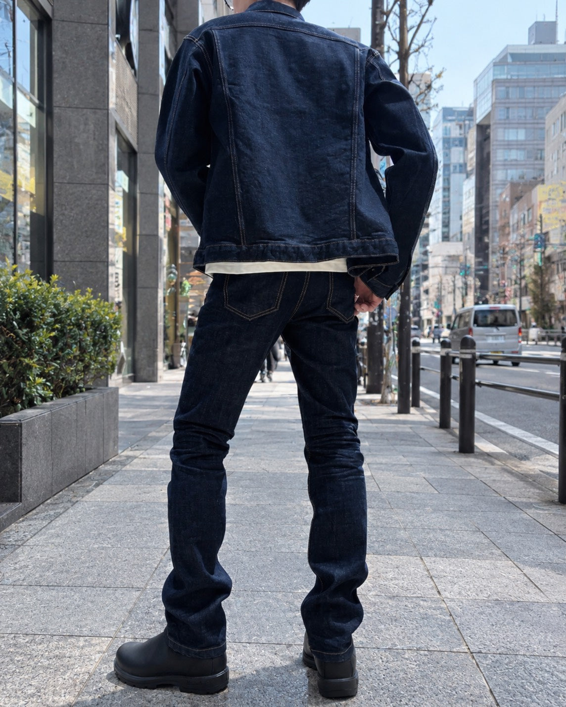 FIRSTワンウォッシュデニムパンツ UNISEX