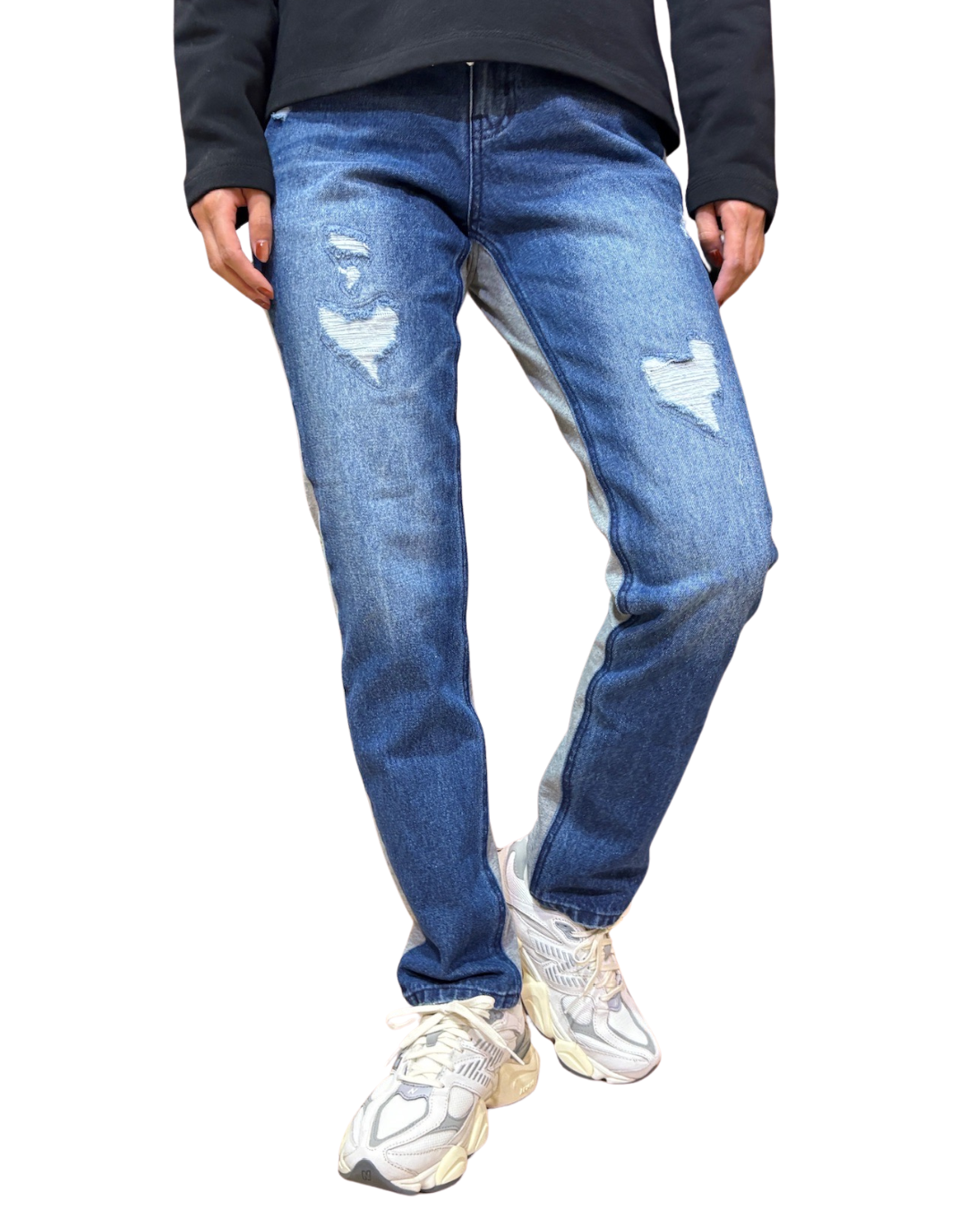 MEN 165cm ブルー/グレー サイズ1着用