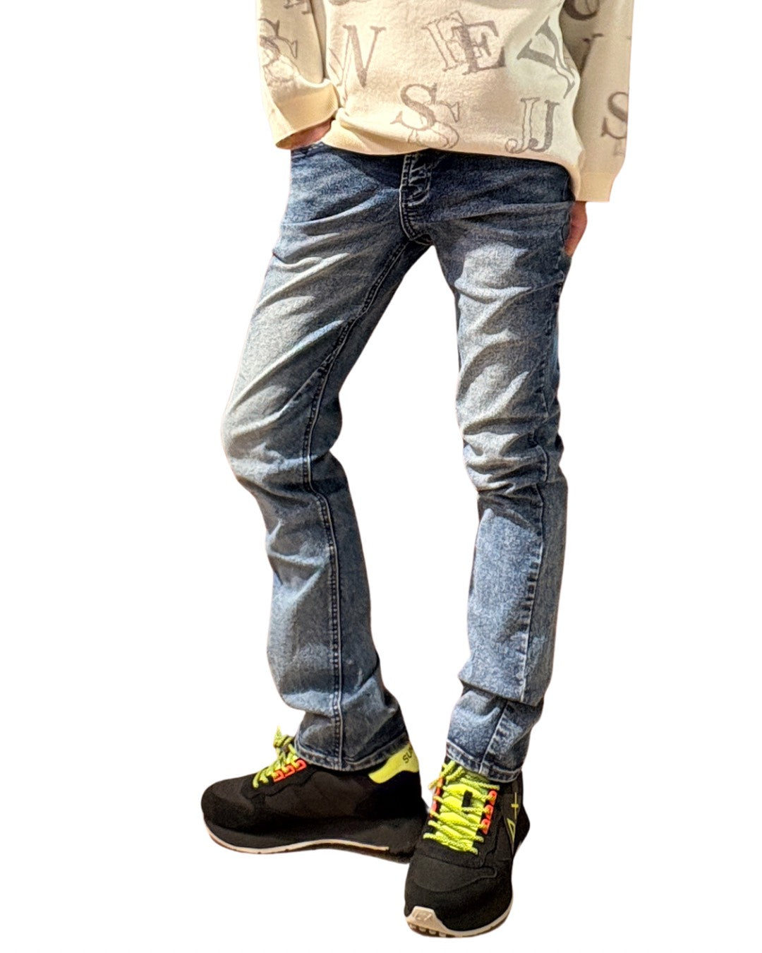 RISEストレートデニムパンツ UNISEX