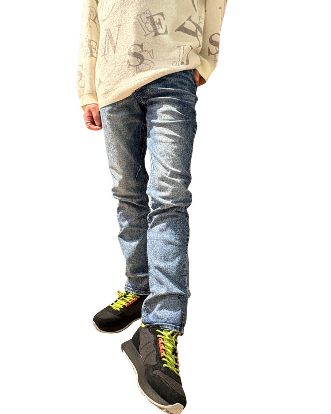 RISEストレートデニムパンツ UNISEX