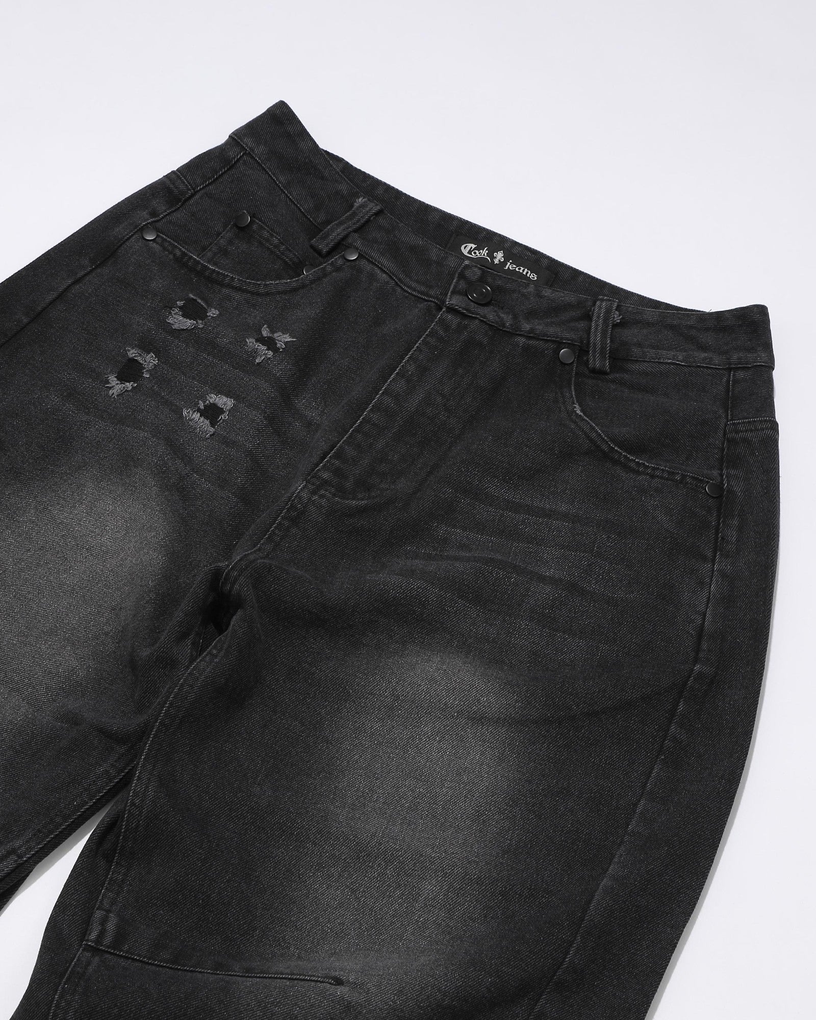 ダメージバレルパンツ UNISEX