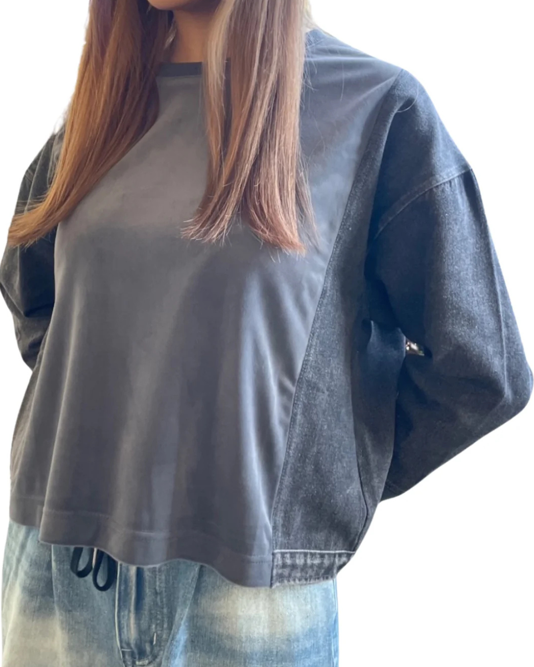 WOMEN 165cm チャコール×ブラック/ サイズ1着用