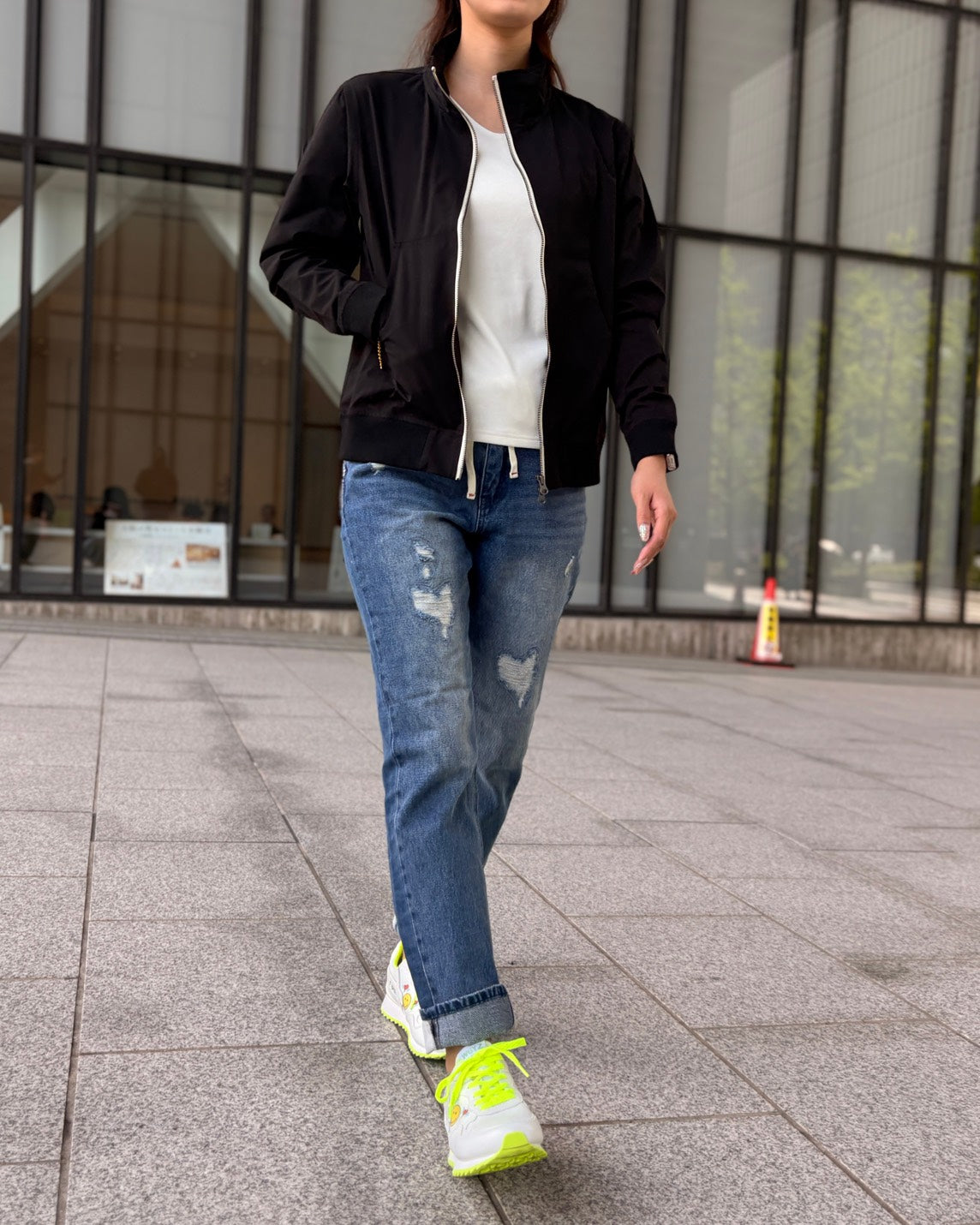 スタンドカラージップジャケット UNISEX
