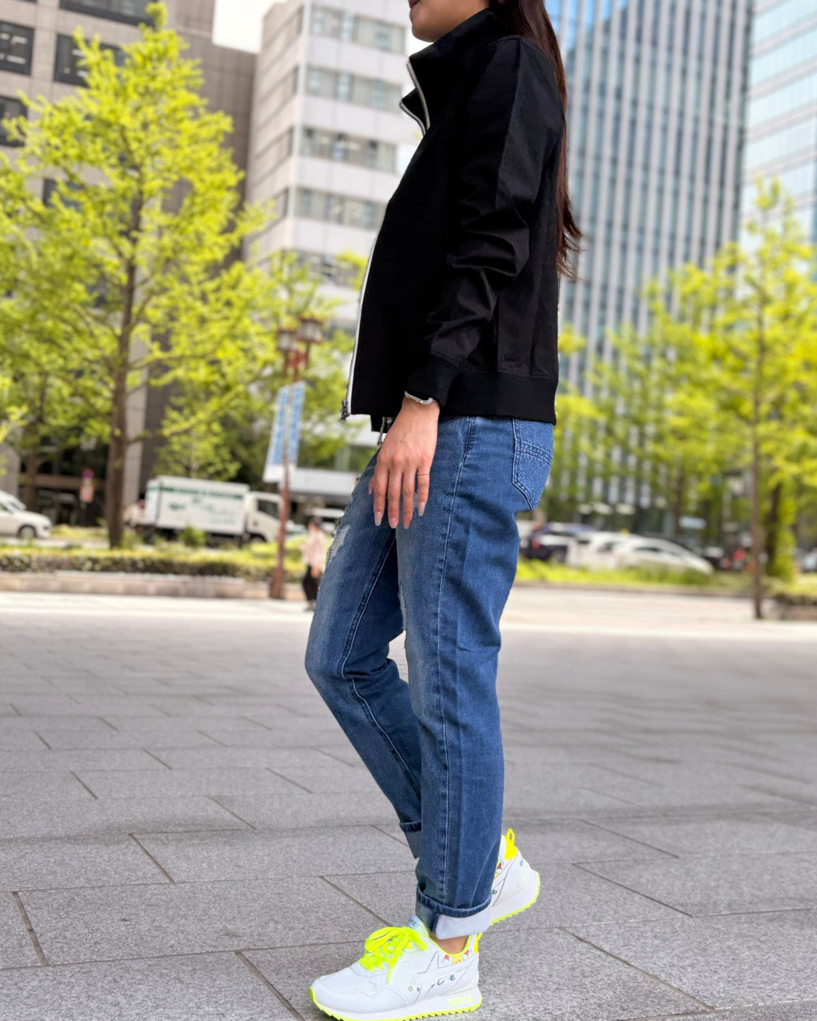 スタンドカラージップジャケット UNISEX