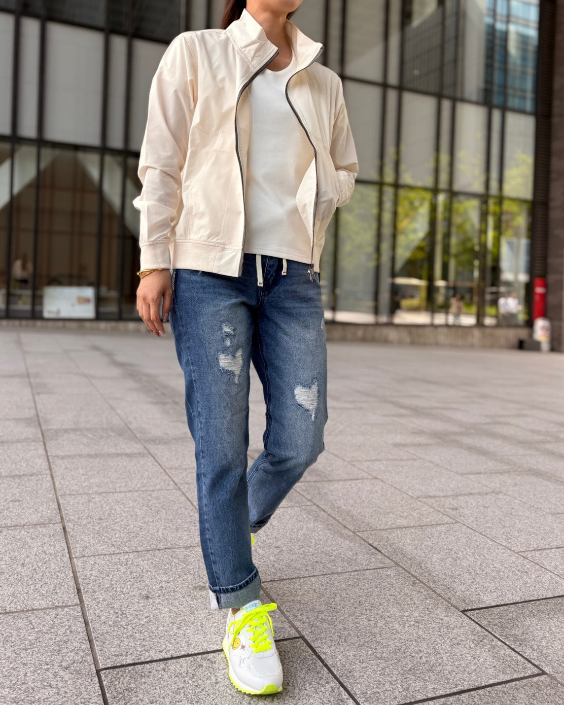 スタンドカラージップジャケット UNISEX