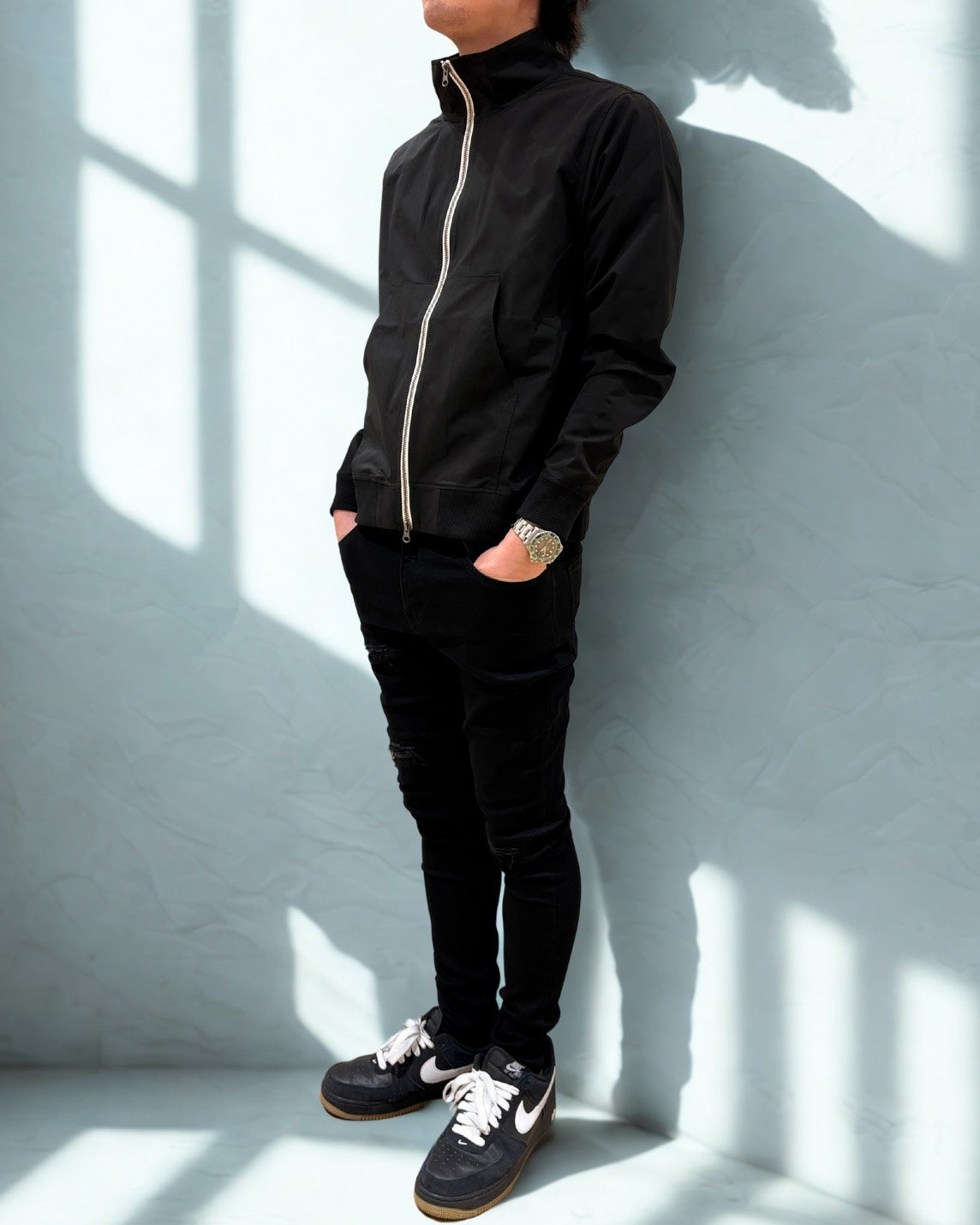 スタンドカラージップジャケット UNISEX