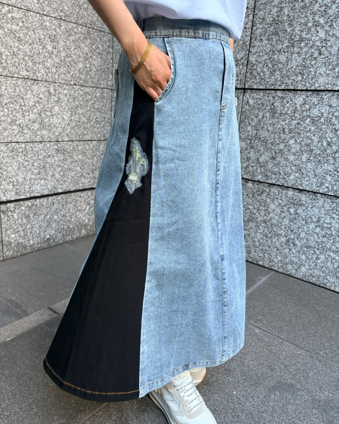 WOMEN 165cm ブルー/Mサイズ着用