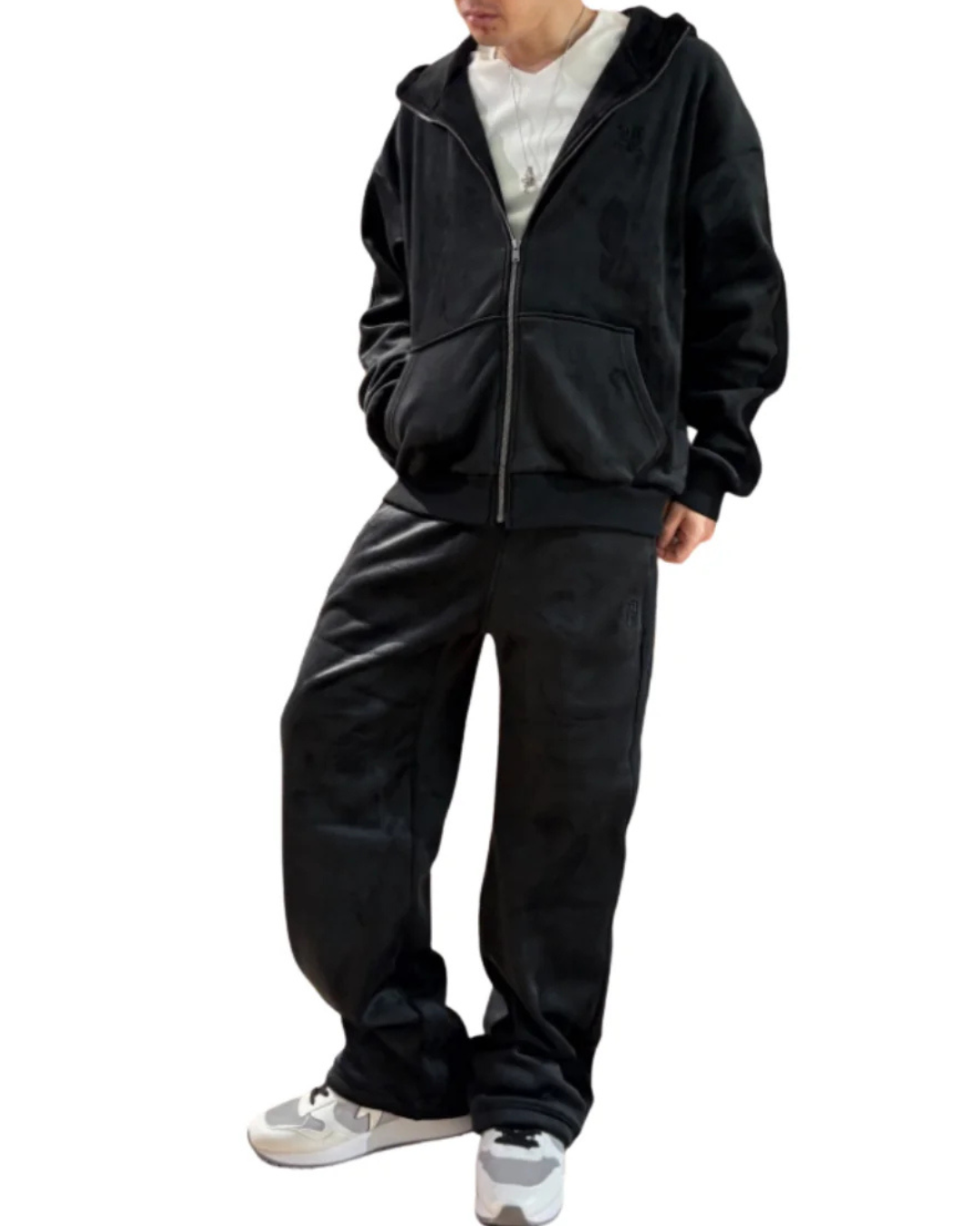 両面マイクロスウェードジップジャケット UNISEX