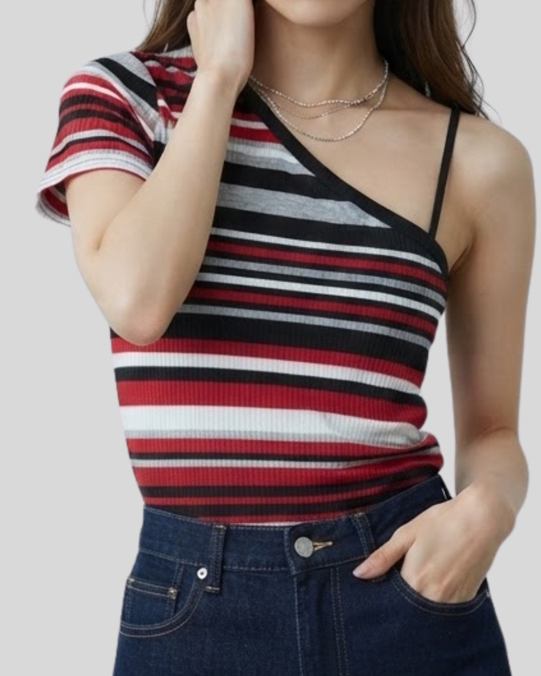 WOMEN 160cm レッド/サイズF着用