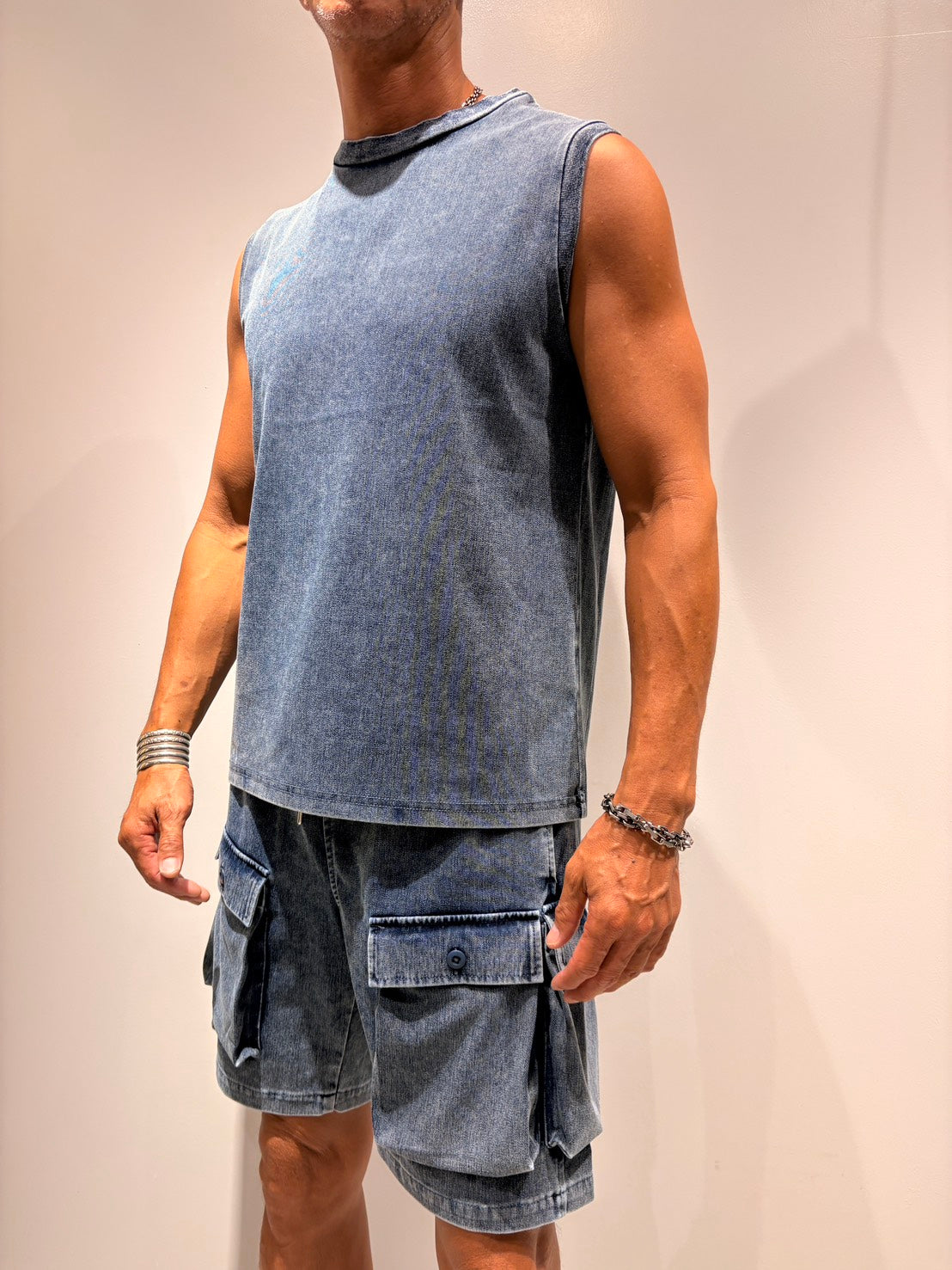 デニムノースリーブ MEN