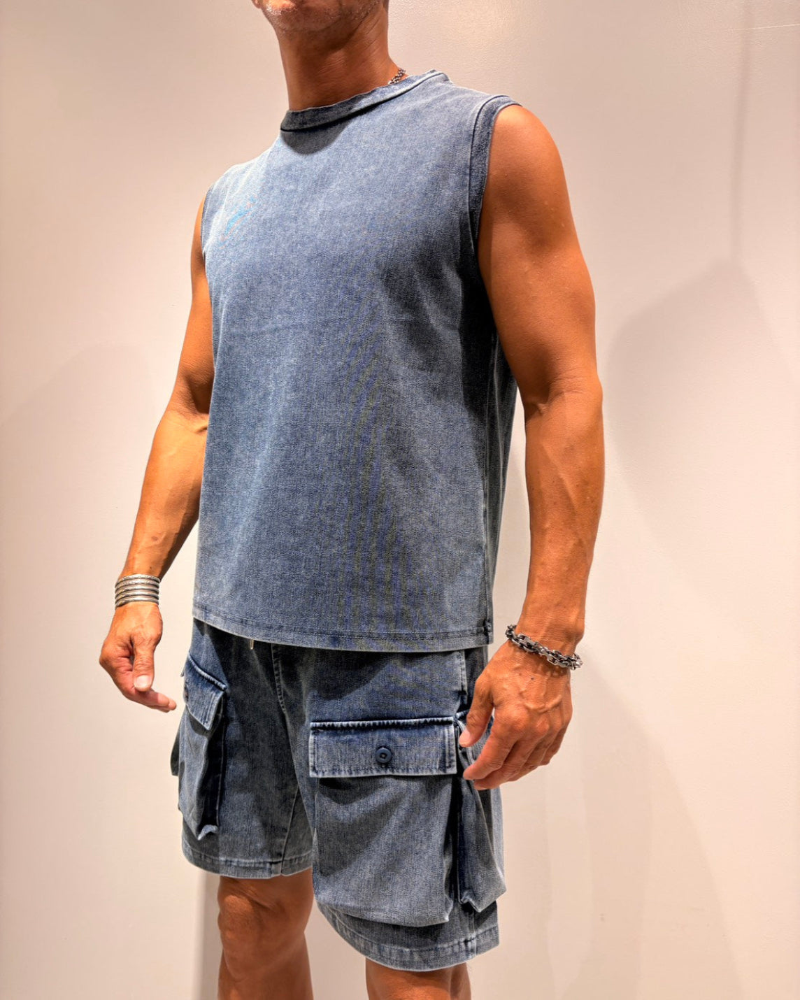 デニムノースリーブ MEN