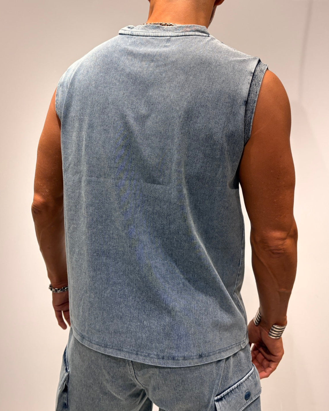 デニムノースリーブ MEN