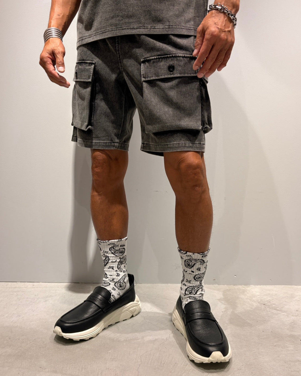 MEN 178cm グレー/サイズＭ着用
