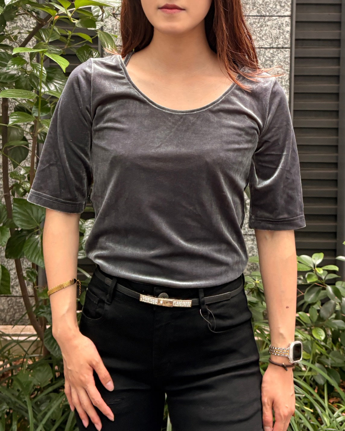 WOMEN 165cm グレー/サイズF着用