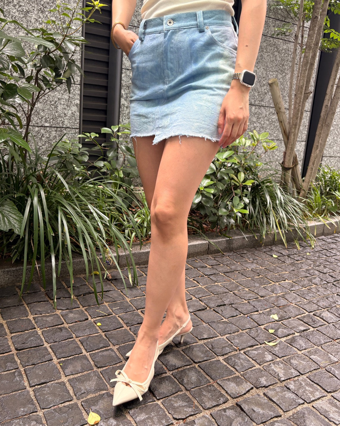 WOMEN 165cm ブルー/サイズF着用