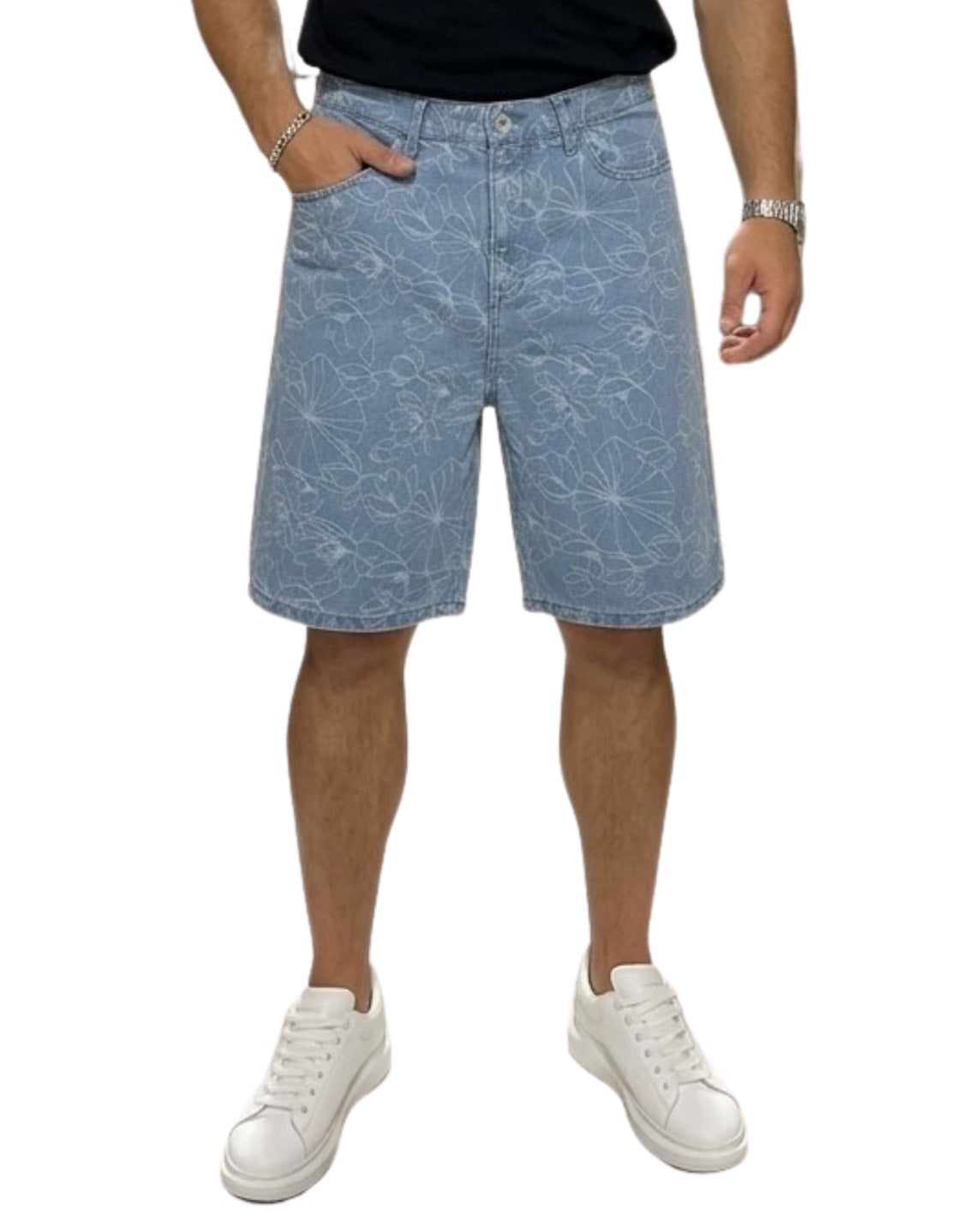 MEN 180cm サックス/サイズ1着用