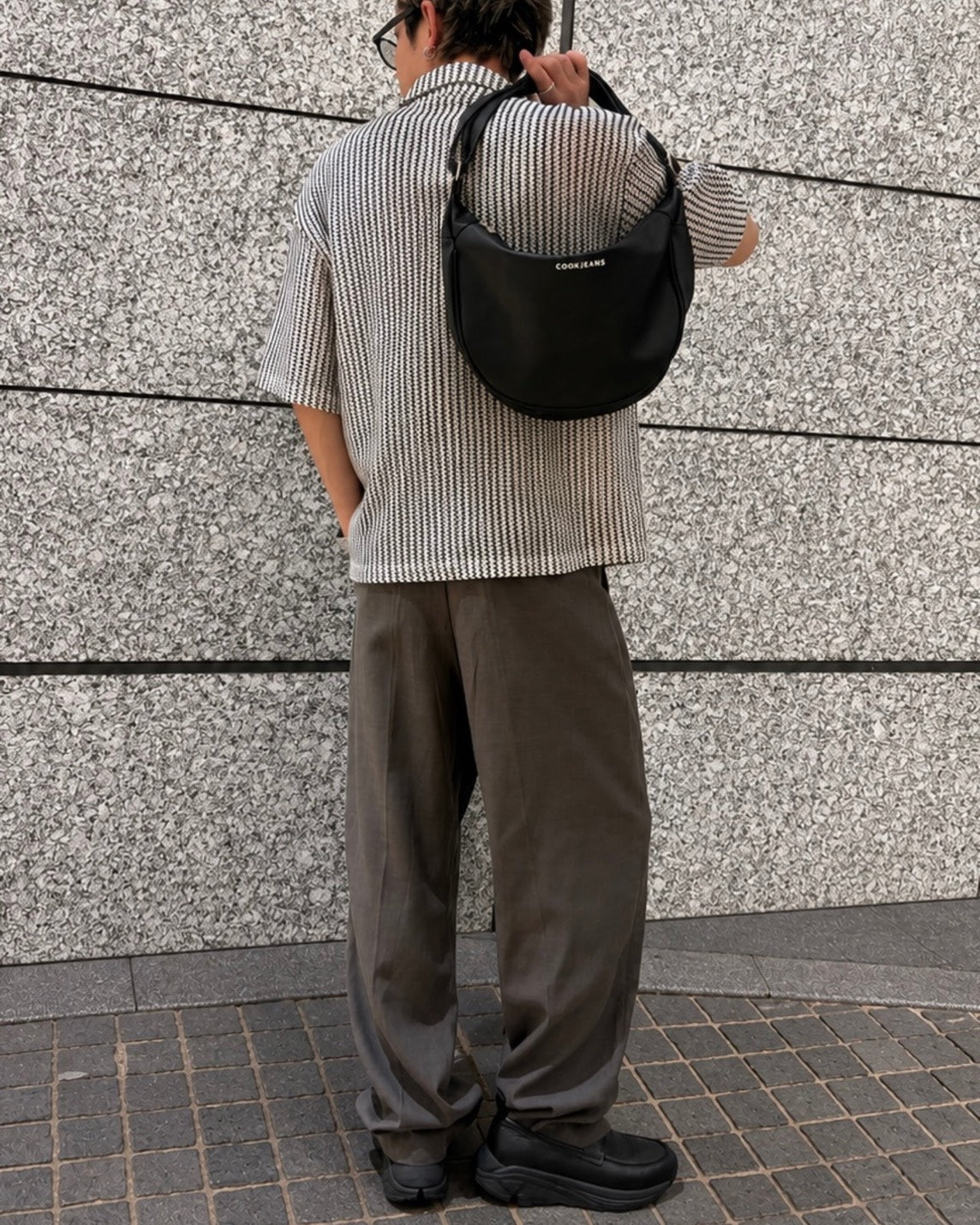 【先行予約販売】ストライプメッシュシャツ UNISEX
