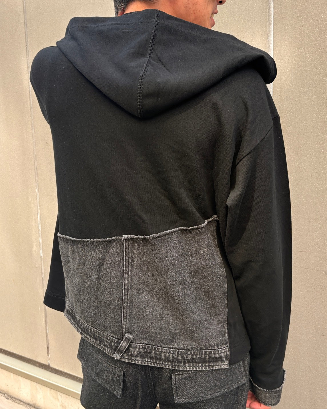 デニムドッキングZIPパーカー MEN