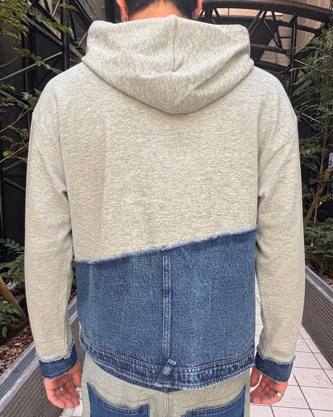 デニムドッキングZIPパーカー MEN