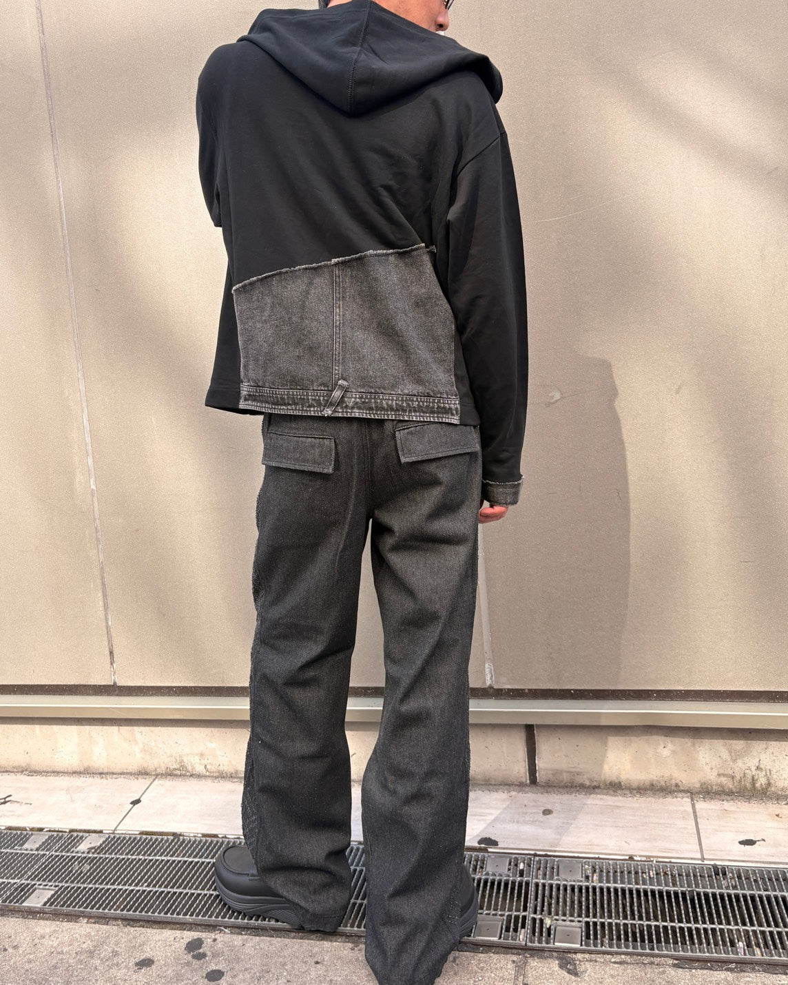 デニムドッキングZIPパーカー MEN