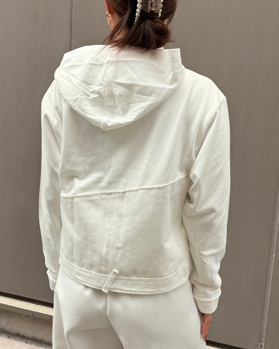 デニムドッキングZIPパーカー WOMEN