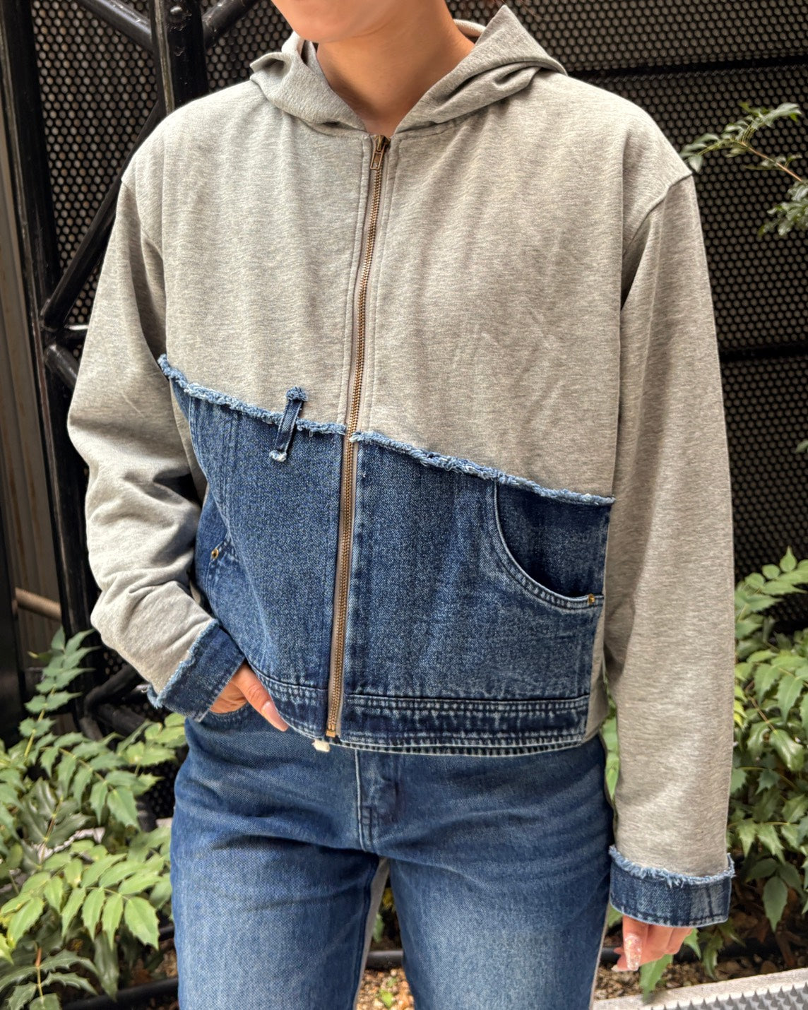 WOMEN 165cm モクグレ―/サイズF着用