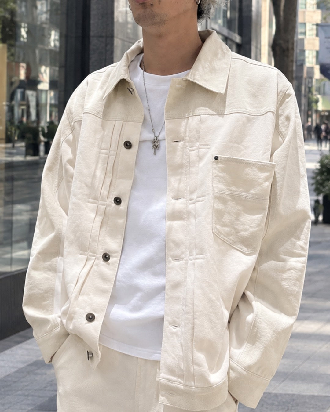 MEN 171cm アイボリー/サイズ2着用