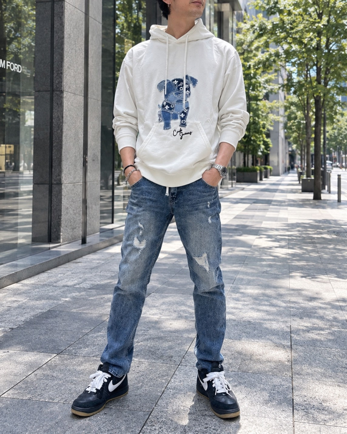 DENIM-DOGパーカー UNISEX