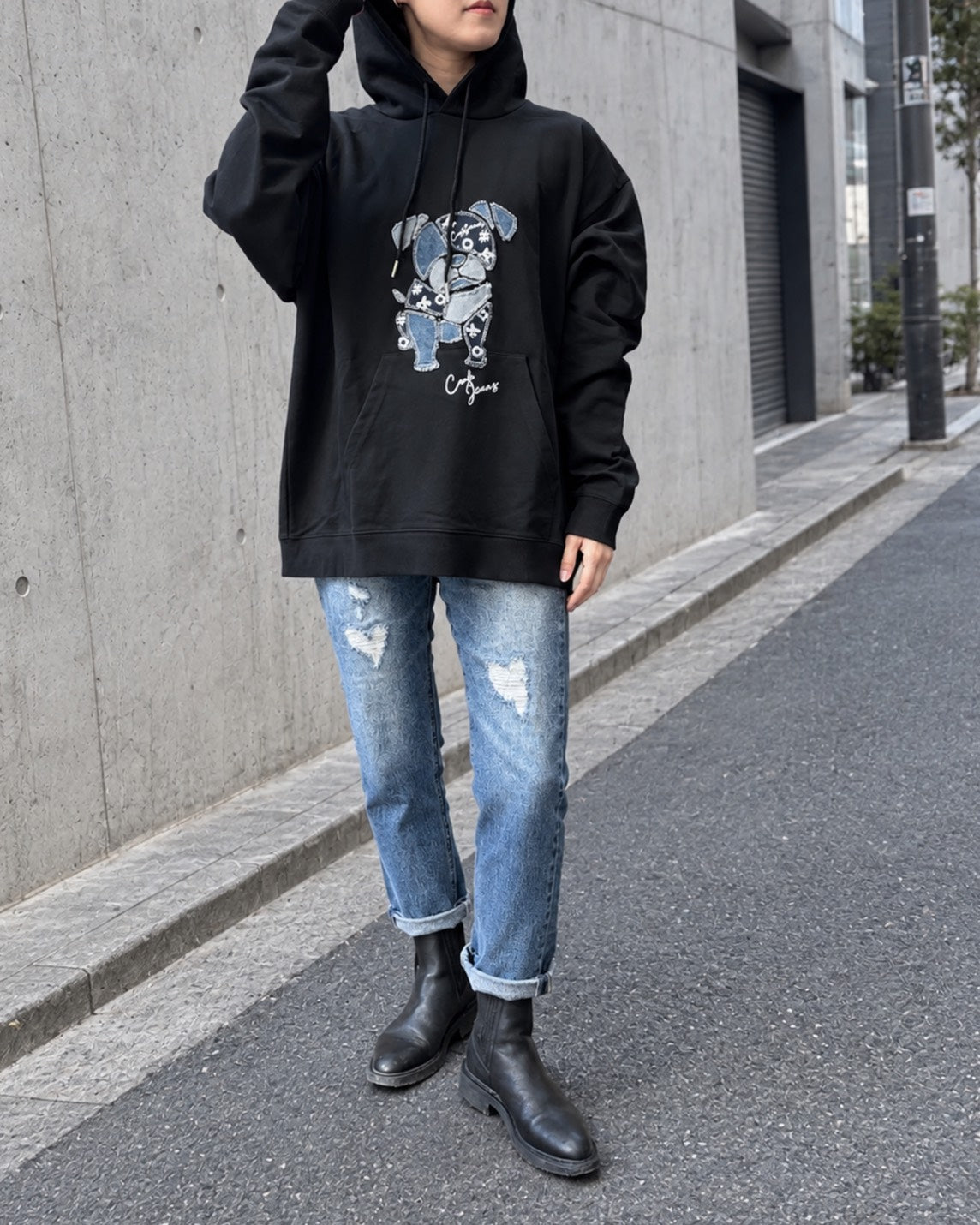 DENIM-DOGパーカー UNISEX