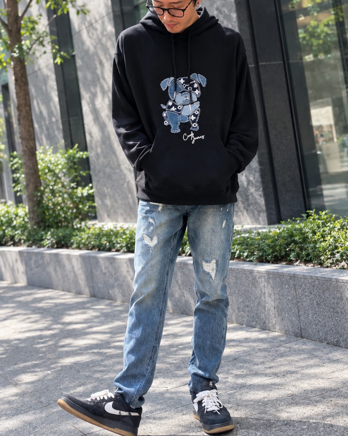 DENIM-DOGパーカー UNISEX