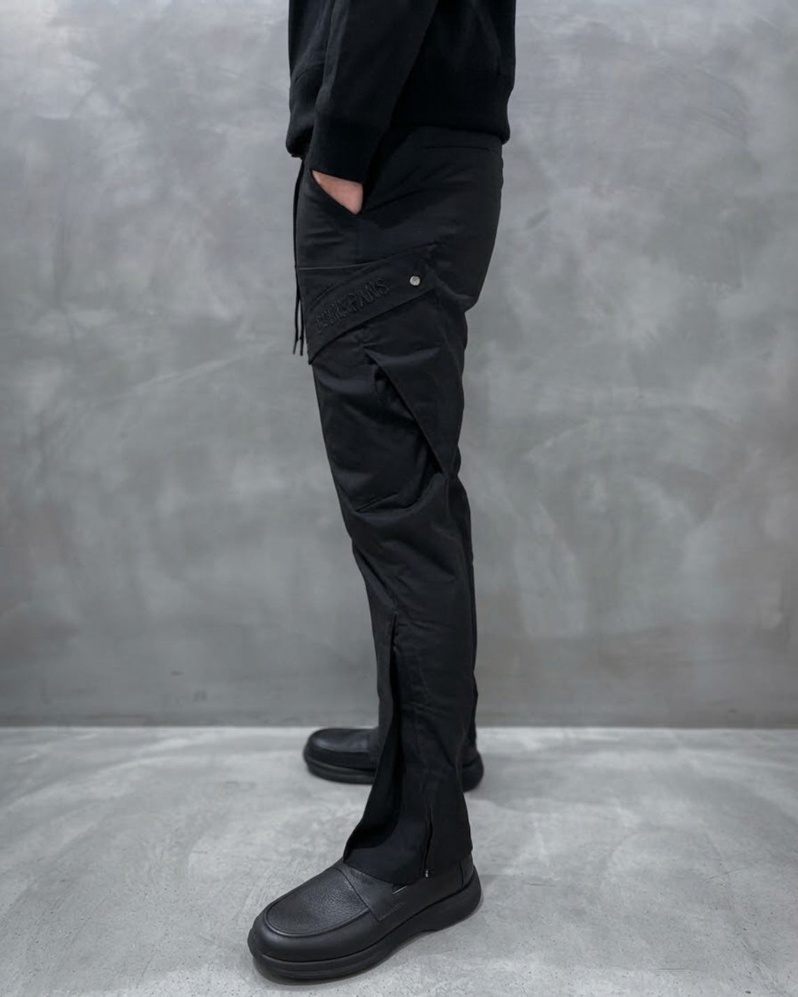 MEN 171cm ブラック×ブラック/サイズ1着用