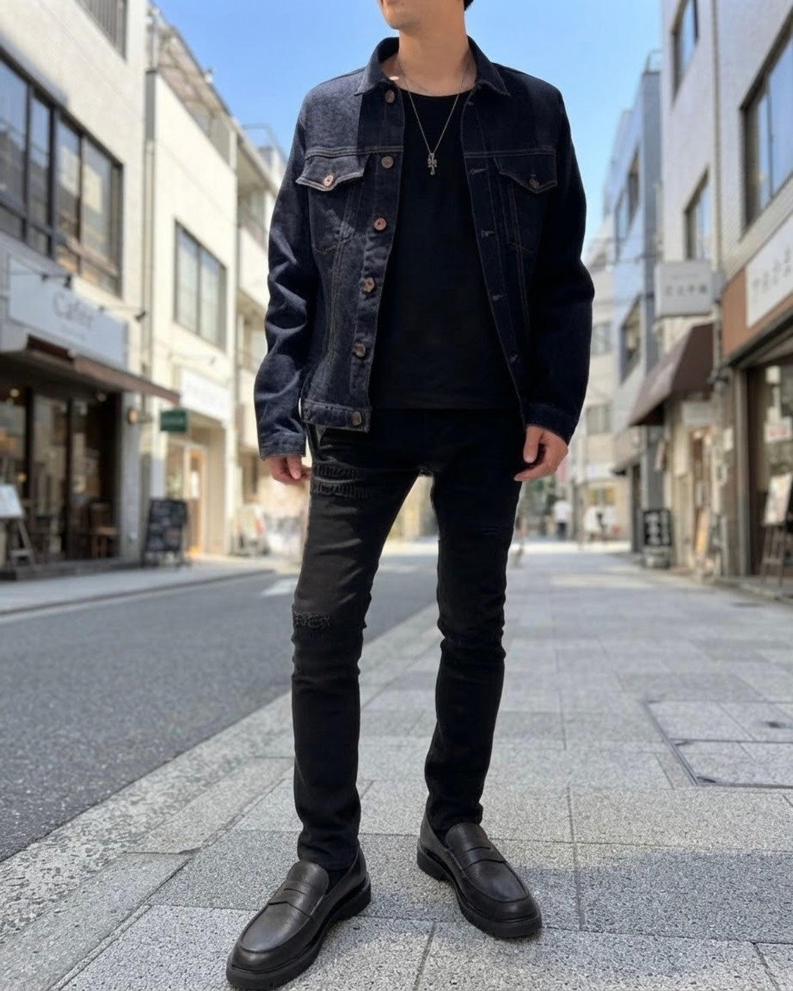 刺繍シガレットパンツ UNISEX