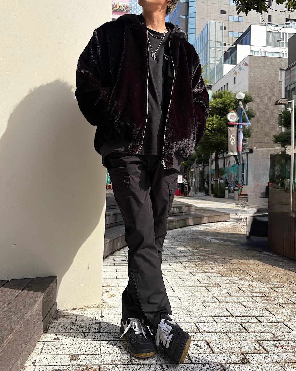 CJリバーシブルファーダウンジャケット UNISEX