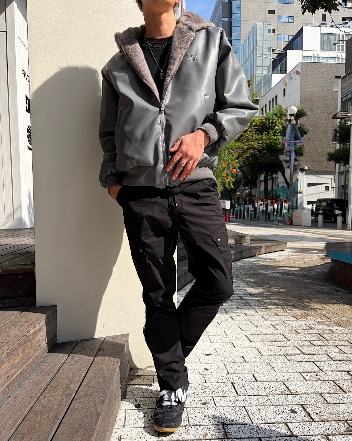 CJリバーシブルファーダウンジャケット UNISEX