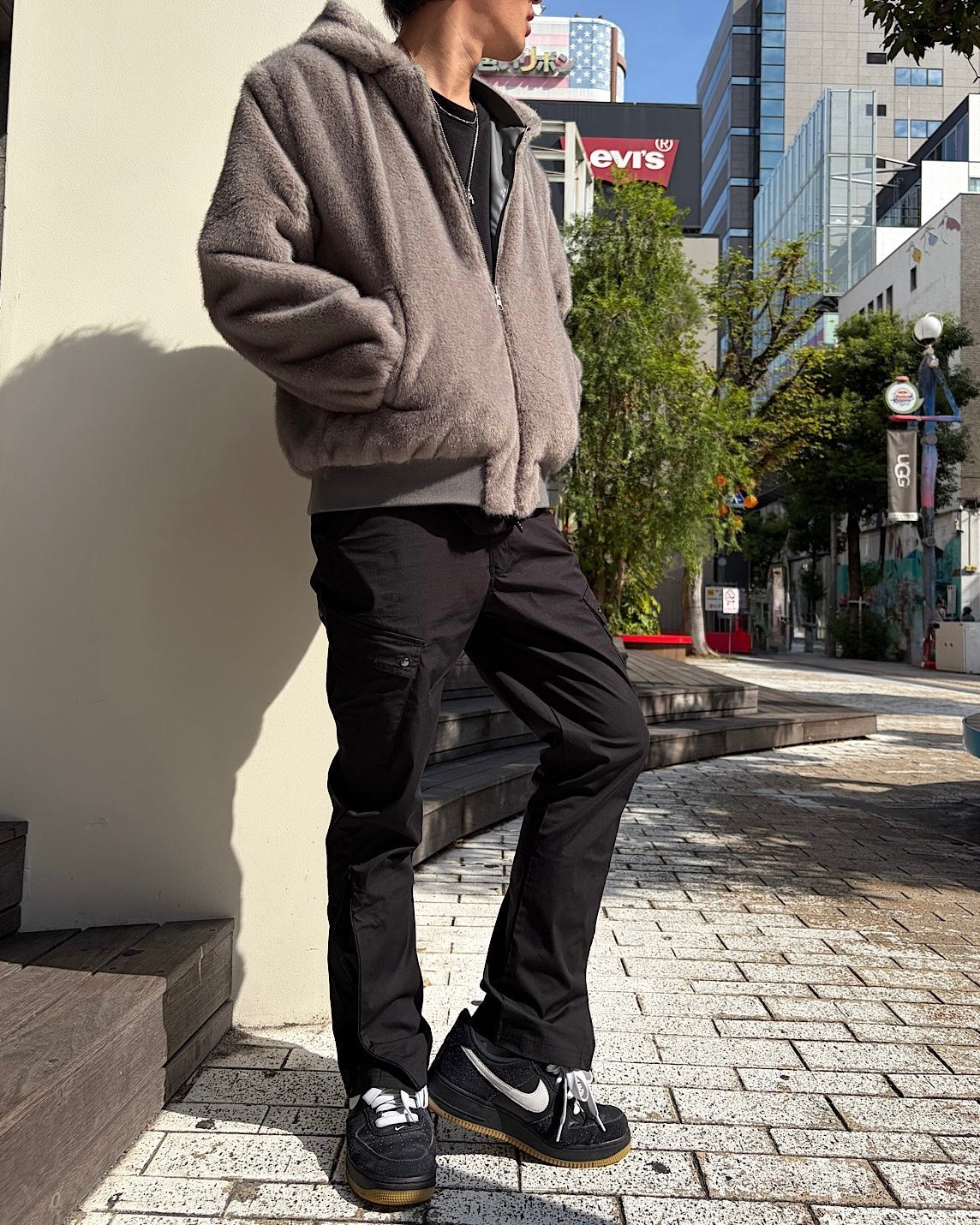 CJリバーシブルファーダウンジャケット UNISEX