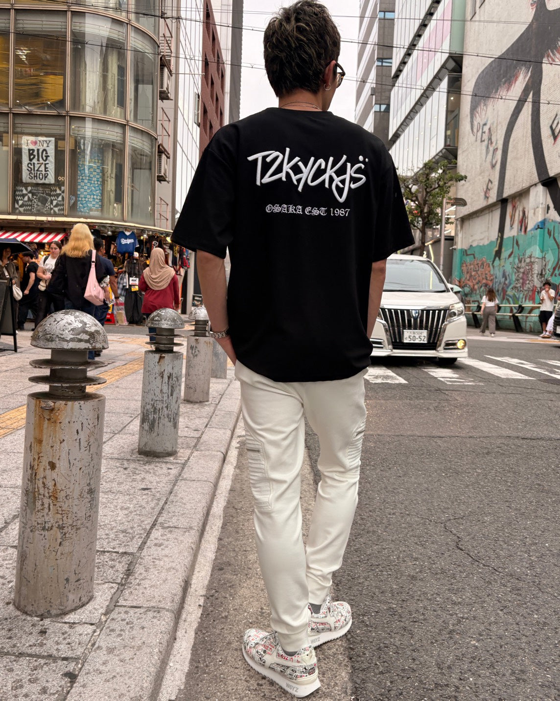T2KYCKJS3D刺繍Ｔ UNISEX