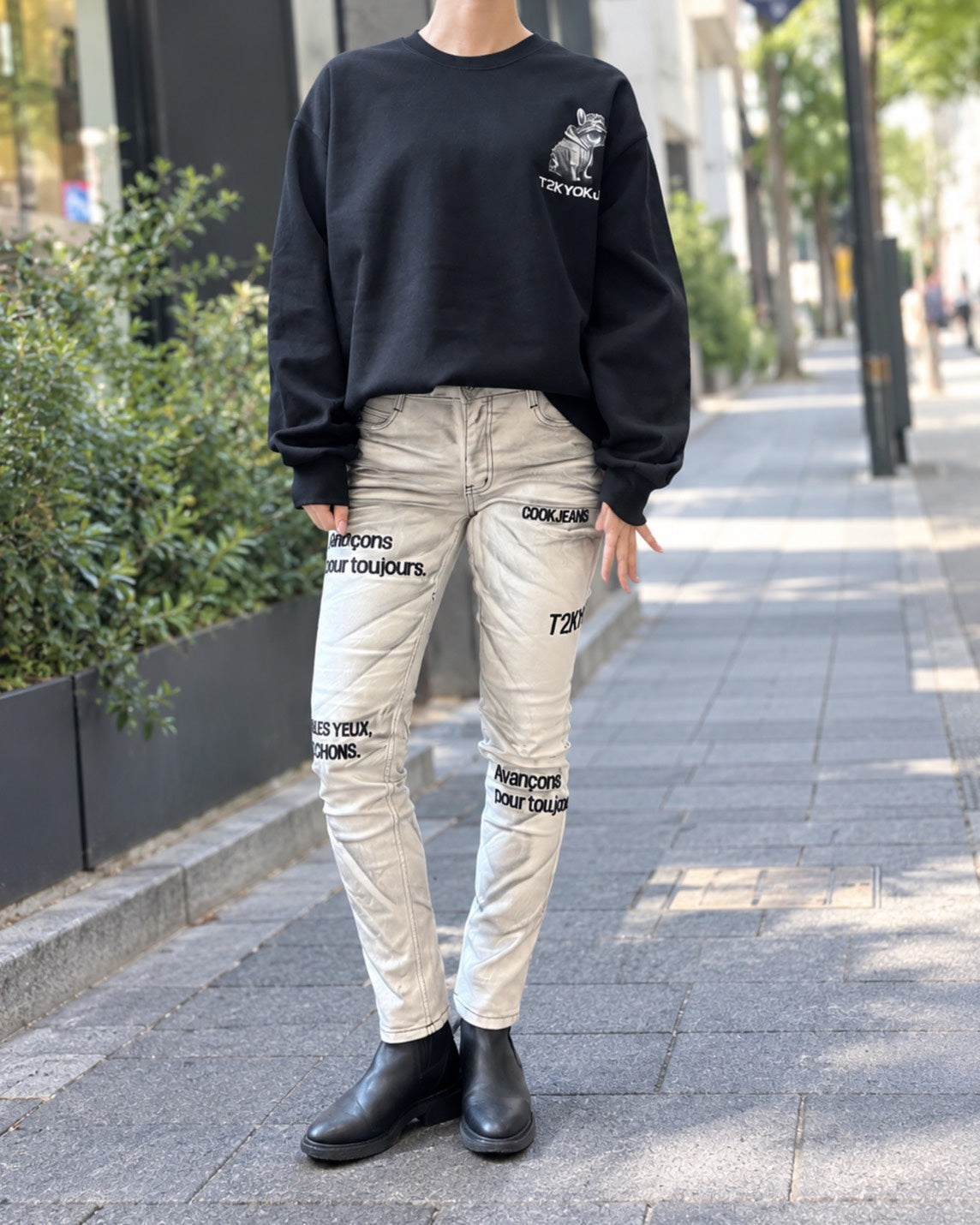 CJDOGプリントスウェット UNISEX