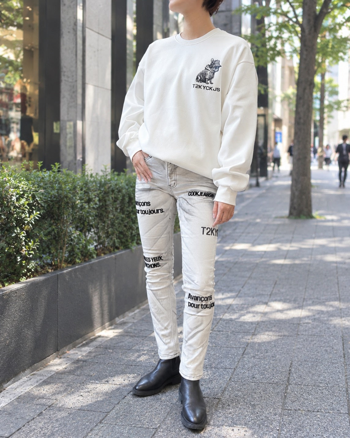 CJDOGプリントスウェット UNISEX
